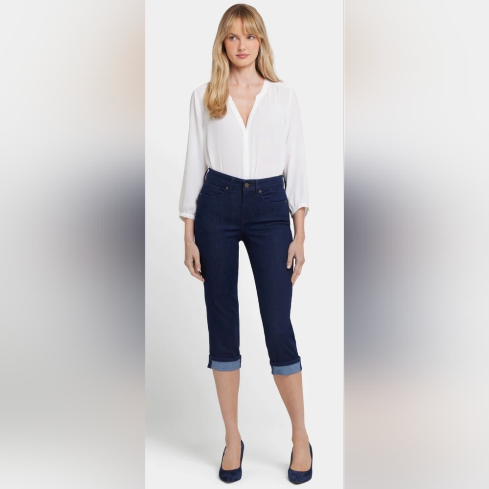 NYDJ Marilyn Straight Cuffed Jeans 18 2X